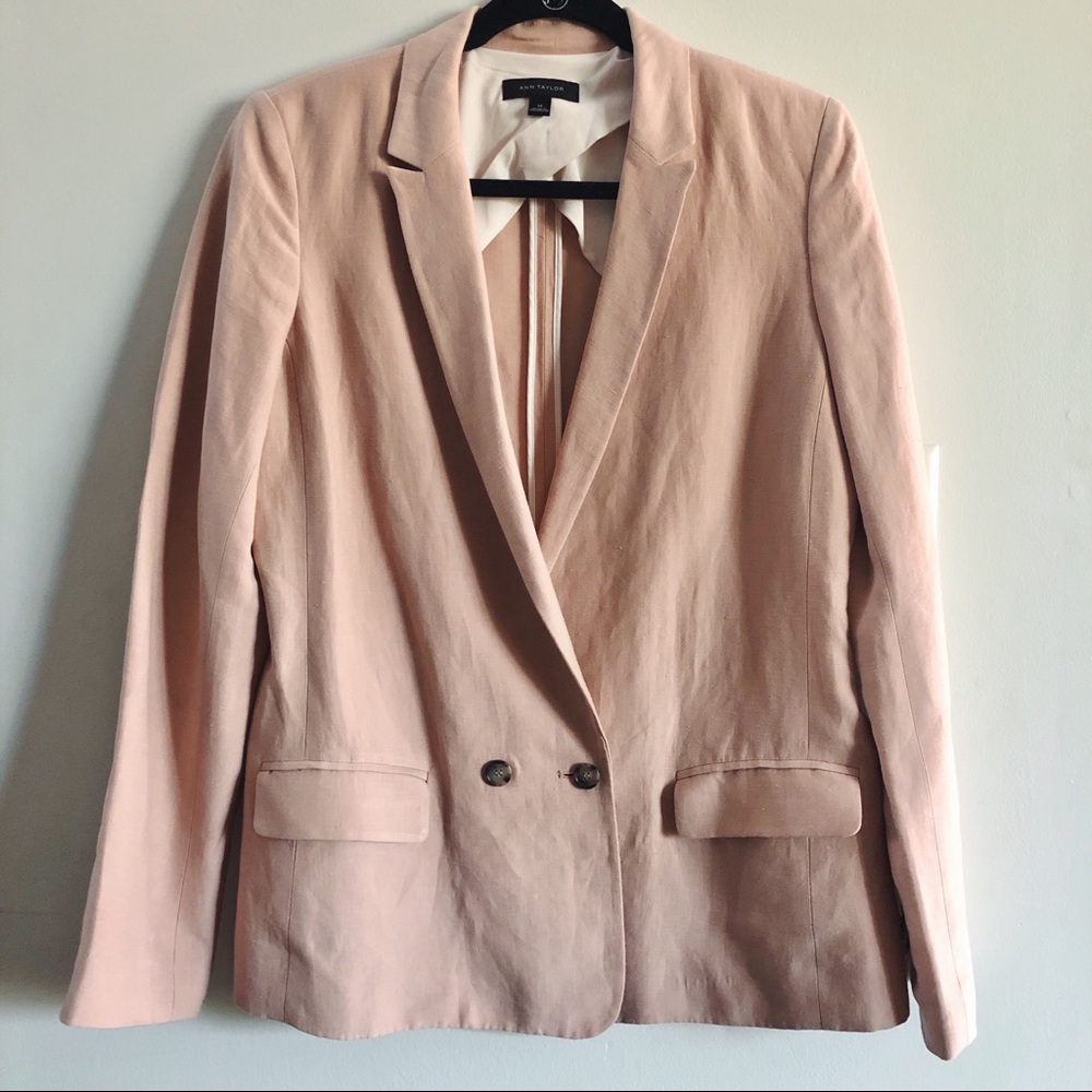 Ann Taylor blush pink blazer